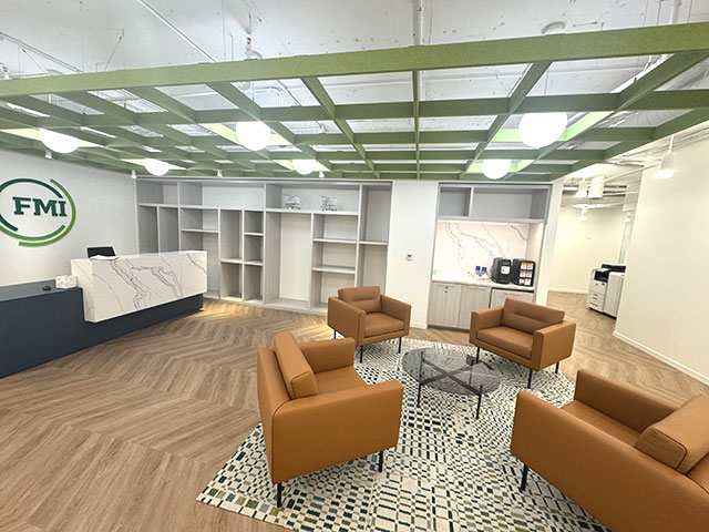 FMI lobby with chairs.
