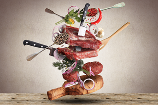 Meat Abstract