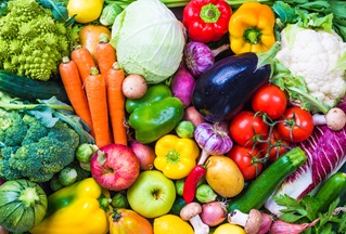 A collection of colorful fruits and vegetables