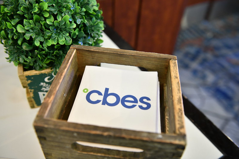 Photo of a branded napkin from an ESD 24 sponsor